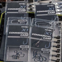 Matrix X1 Commercial Carp Barbless Spade End Hooks